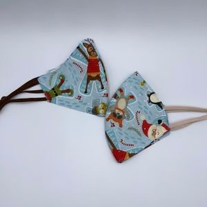 Handmade cozybeanz Holiday Kids Face Masks
